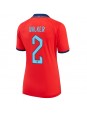 England Kyle Walker #2 Auswärtstrikot für Frauen WM 2022 Kurzarm